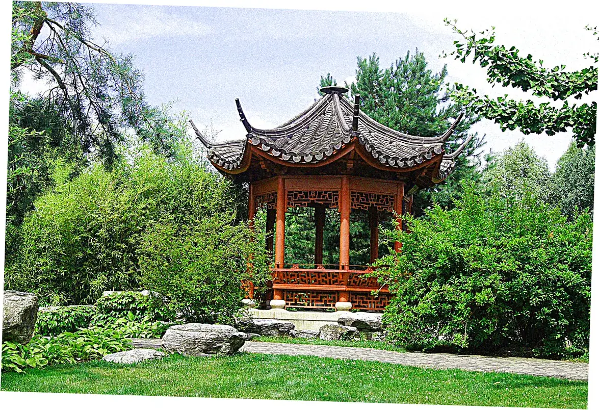 Five-Dragon Pavilions seasonal changes