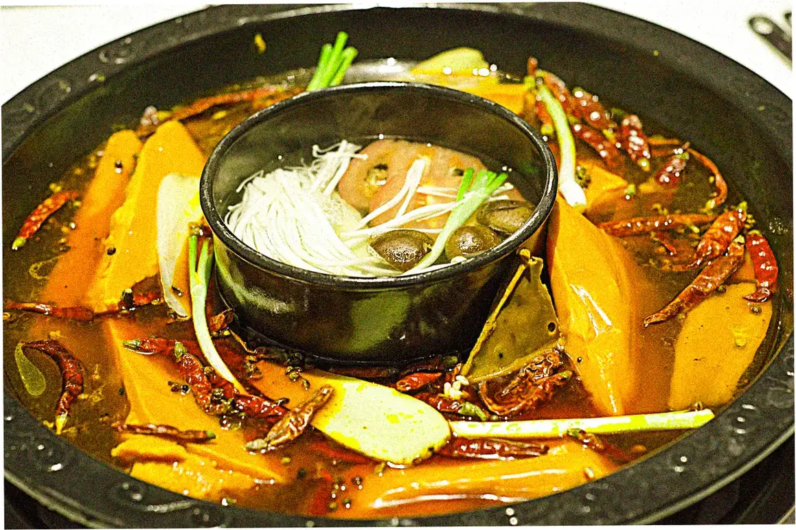 How does spring affect Chengdu's famous cuisine?